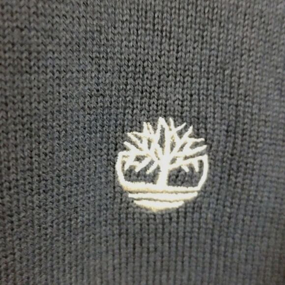 Timberland Men's Navy Blue Cotton Crew Neck Logo Sweater Size XXL - Picture 4 of 9